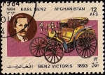 Stamps Afghanistan -  BENZ VICTORIS 1893