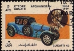 Stamps Afghanistan -  BUGATTI 43