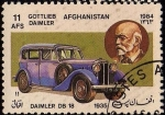 Stamps Afghanistan -  DAIMLER DB 18  1935