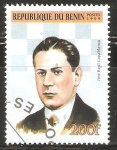 Stamps Benin -  CAMPEÒN  DE  AJEDREZ   JOSÈ  RAÙL  CAPABLANCA