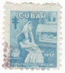 Sellos de America - Cuba -  Consejo nacional de tuberculosis