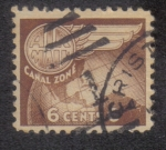 Stamps : America : United_States :  Canal Zone