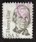 Sellos de America - Estados Unidos -  Henry Clay