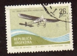 Stamps : America : Argentina :  1er. Correo aereo internacional