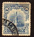 Stamps Uruguay -  Monumento al Gral. Artigas en S. JOse