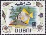 Stamps United Arab Emirates -  pez luna