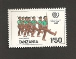 Sellos de Africa - Tanzania -  Jóvenes pioneros