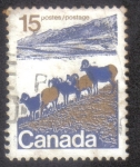Stamps : America : Canada :  Animales