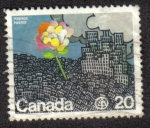 Stamps : America : Canada :  Flor