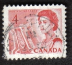 Stamps : America : Canada :  Reina Elizabeth II 