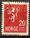 Stamps : Europe : Norway :  León tipo II.