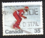 Sellos de America - Canad� -  Lake Placid 1980