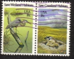 Stamps : America : United_States :  Save Wetland & Grassland Habitats