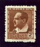 Stamps Spain -  Personajes y monumentos. Vicente Blasco Ibañez
