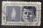 Stamps United States -  En el resplandor del fuego realmente puede iluminar al mundo J.F.K.