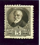 Stamps Spain -  Personajes y monumentos. Francisco Pi y Margall