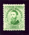 Stamps Spain -  Personajes y monumentos. Joaquín Costa