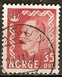Stamps : Europe : Norway :  El rey Haakon VII.
