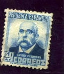 Stamps Spain -  Personajes y monumentos. Emilio Castelar