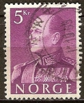 Sellos de Europa - Noruega -  Rey Olav V.