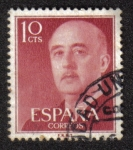 Stamps Spain -  General Franco (V) 1955-1975