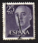 Stamps Spain -  General Franco (V) 1955-1975