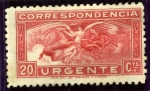 Stamps Spain -  Angel y Caballos