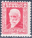 Stamps Spain -  ESPAÑA 669 PERSONAJES Y MONUMENTOS