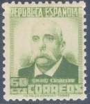 Stamps Spain -  ESPAÑA 672 PERSONAJES Y MONUMENTOS