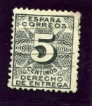 Stamps Spain -  Derecho de Entrega