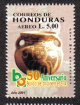 Stamps Honduras -  50 Aniversario Banco de Occidente S.A.