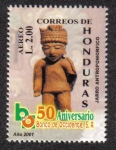 Stamps Honduras -  50 Aniversario Banco de Occidente S.A.