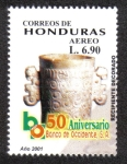 Stamps Honduras -  50 Aniversario Banco de Occidente S.A.