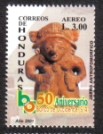 Stamps Honduras -  50 Aniversario Banco de Occidente S.A.
