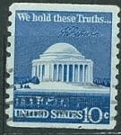 Stamps United States -  Jefferson Memorial