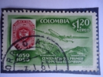 Stamps Colombia -  Centenario del Primer Sello Colombiano 1859-1959