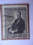 Stamps Colombia -  Bolívar