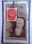 Stamps Colombia -  Centenario del primer Sello Colombiano 1859-1959 - Ley Postal del 27 de Abril de 1859 Presidente: Ma