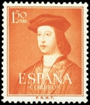 Stamps : Europe : Spain :  ESPAÑA SEGUNDO CENTENARIO Nº 1109 ** 1,5P NARANJA