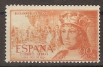 Stamps : Europe : Spain :  ESPAÑA SEGUNDO CENTENARIO Nº 1112 *+ 90C AMARILLO ANARANJADO FERNANDO EL CATOLICO