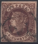 Stamps Spain -  ESPAÑA 58 ISABEL II