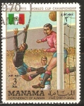 Stamps United Arab Emirates -  CAMPEONATO   MUNDIAL   DE   FUTBOL   MEXICO   1970