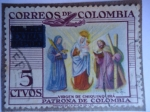Stamps Colombia -  Virgen de Chiquinquirá - Patrona de Colombia