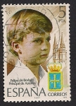 Stamps : Europe : Spain :  Felipe de Borbon-Principe de Asturias