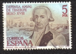 Stamps Spain -  Defensa Nacional de Tenerife siglo XVIII