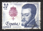 Stamps Spain -  Felipe II