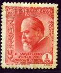 Stamps Spain -  40 Aniversario Asociacion de la Prensa. Miguel Moya