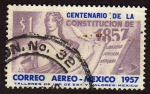 Stamps : America : Mexico :  Centenario de la Constitucion 1857