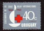 Sellos de America - Uruguay -  Cruz Roja