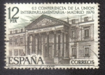Stamps Spain -  63 Conferencia de La unión Interparlamentaria-Madrid 1976 
